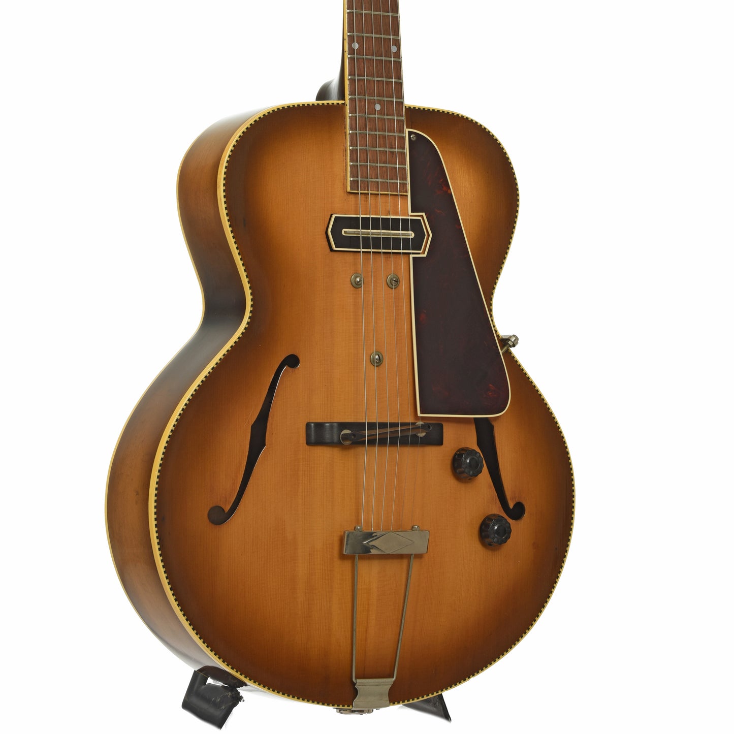 Front and side of Gibson ES-150 Hollowbody Electric Guitar