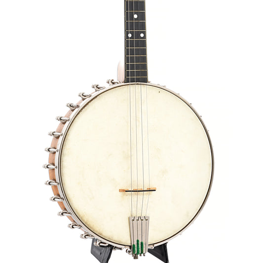 Front and side of Lyon & Healy (UNMARKED) No.475 Tenor Banjo