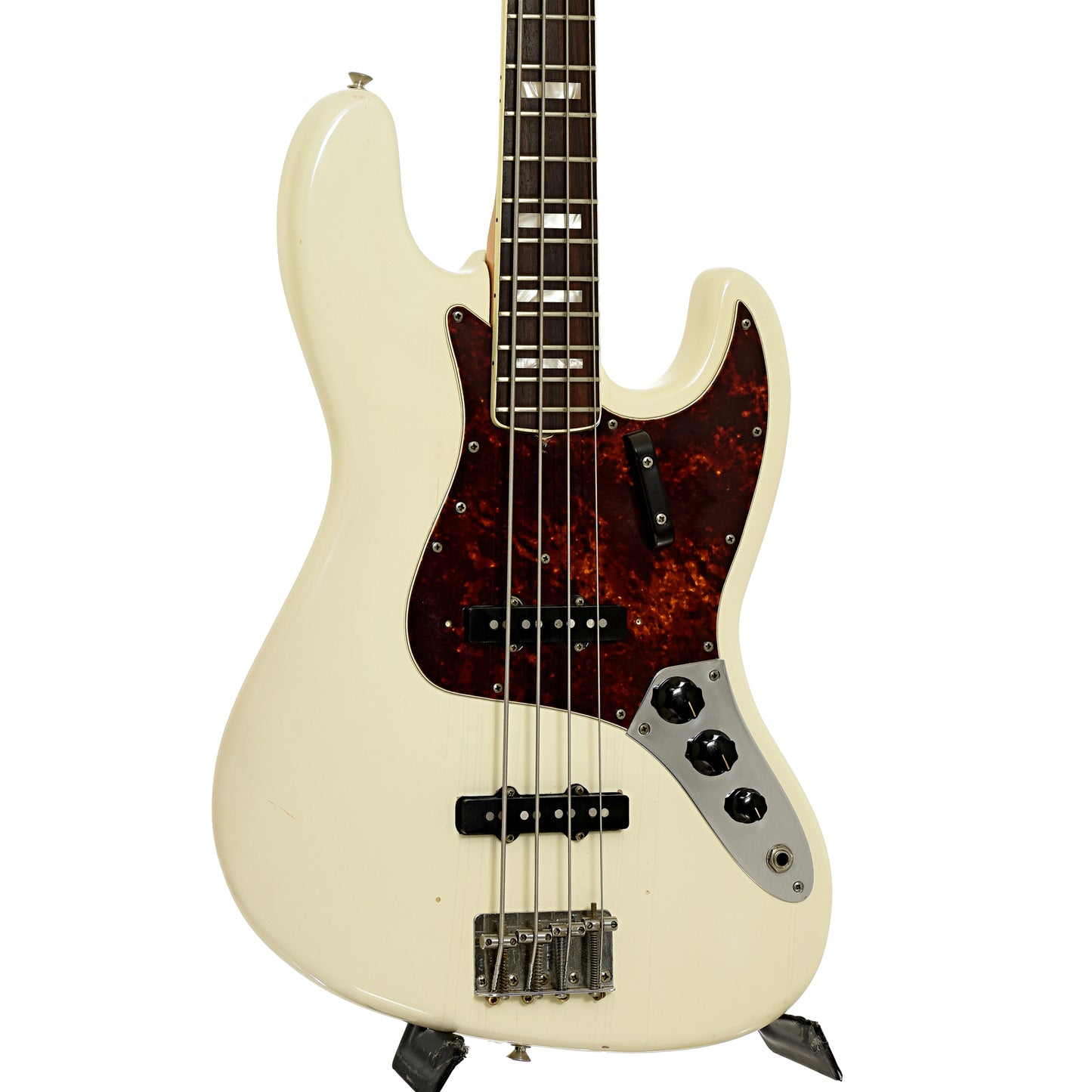 Front of Fender Jazz 4-String Electric Bass