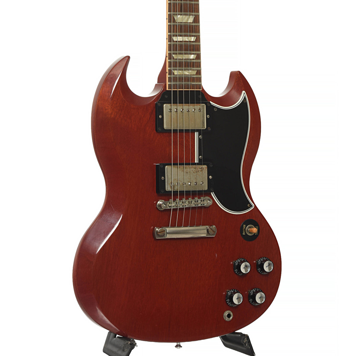 Front and side of Gibson Custom 1961 Les Paul SG Standard VOS Electric Guitar 