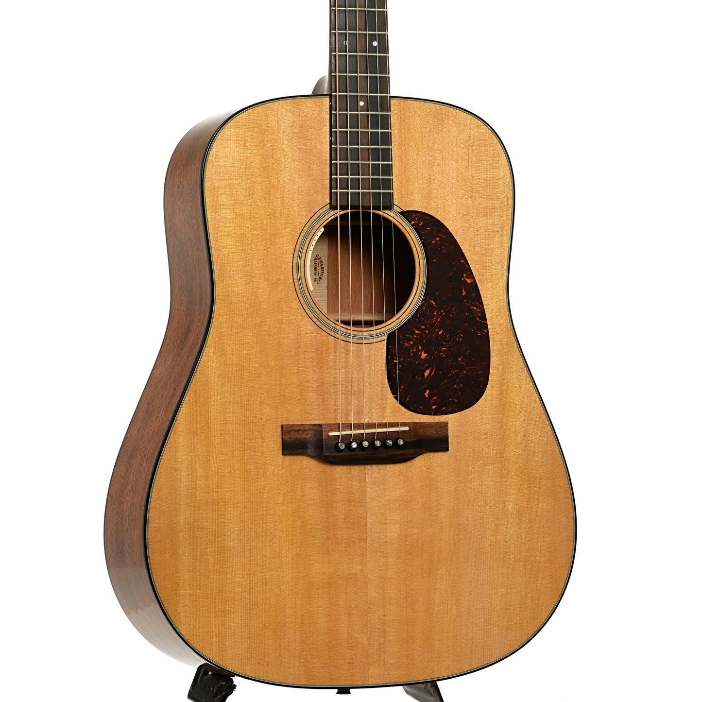 Front and side of Martin D-18 Acoustic Guitar 