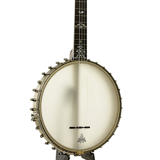 Front and side of L.B. Gatcomb Standard 50 Open Back Banjo
