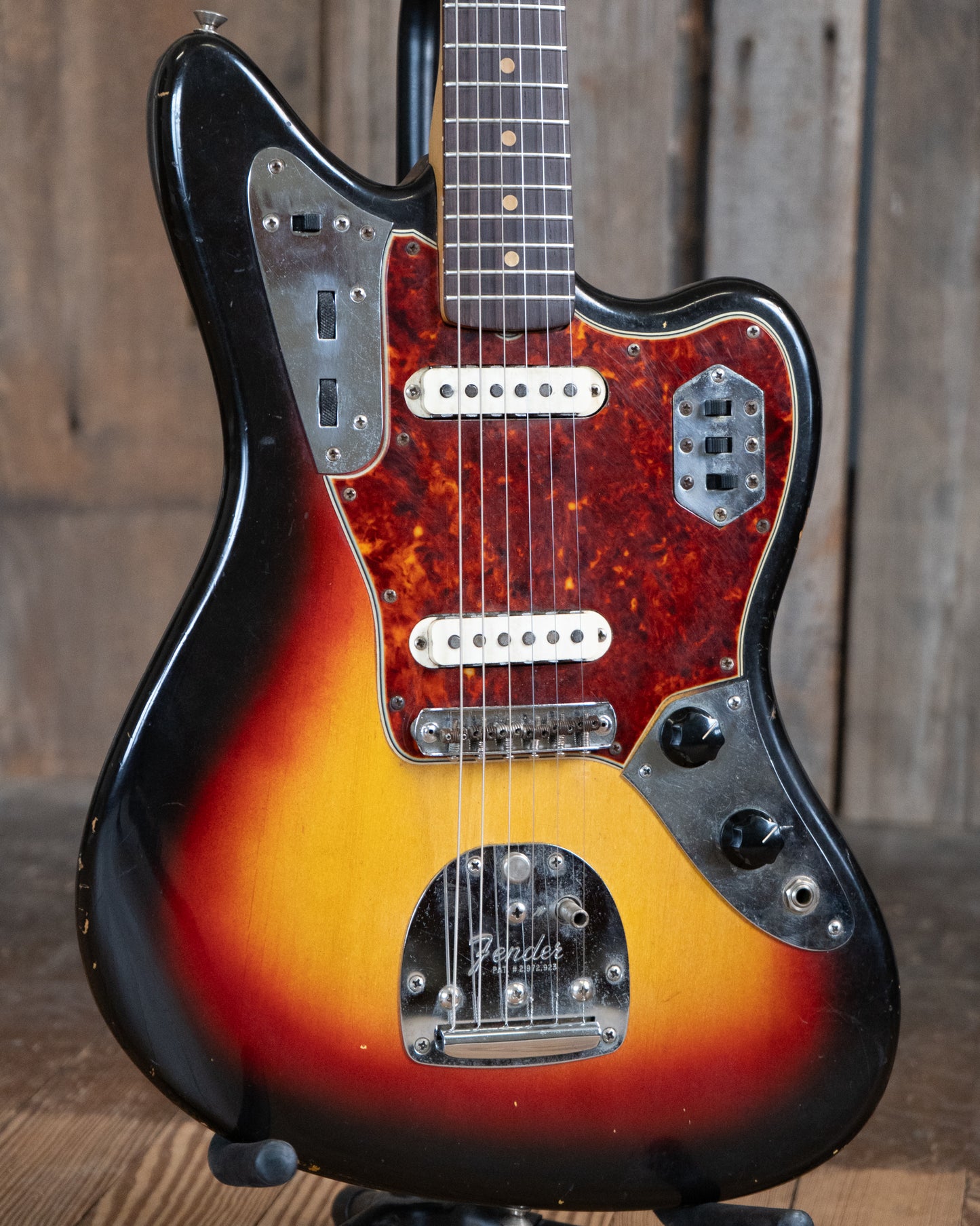 Showroom photo of Fender Jaguar Electric Guitar (1964)