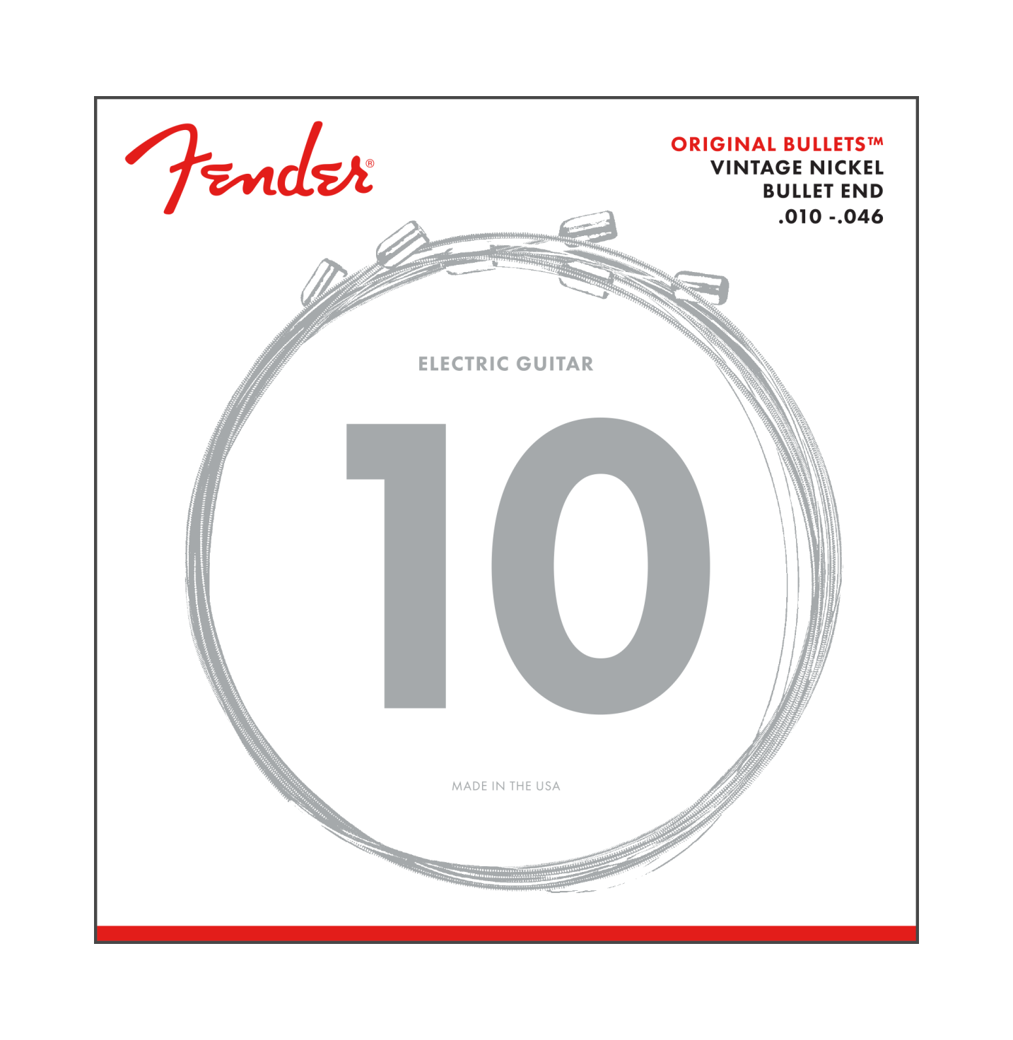 Image 1 of Fender 3150R Original Bullets Pure Nickel Regular Electric Guitar Strings - SKU# 3150R : Product Type Strings : Elderly Instruments