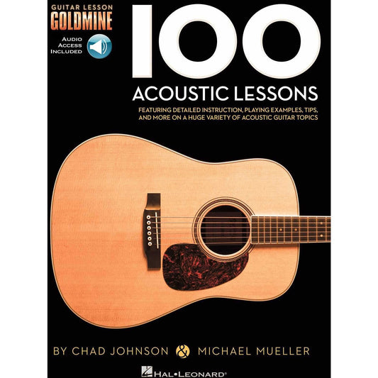Image 1 of 100 Acoustic Lessons - Guitar Lesson Goldmine - SKU# 49-696456 : Product Type Media : Elderly Instruments