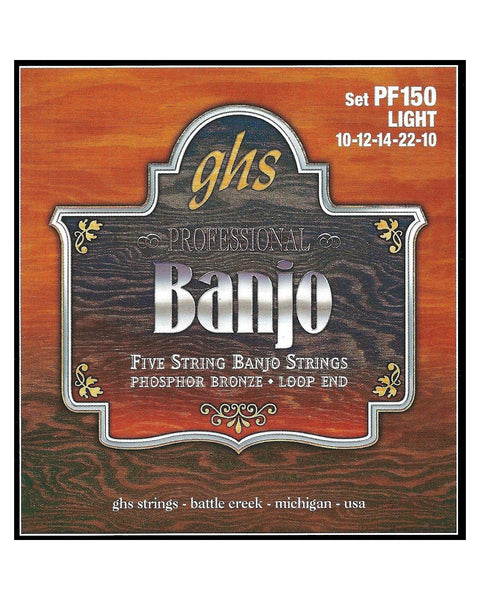 GHS PF150 Phosphor Bronze Banjo Strings, Light – Elderly Instruments