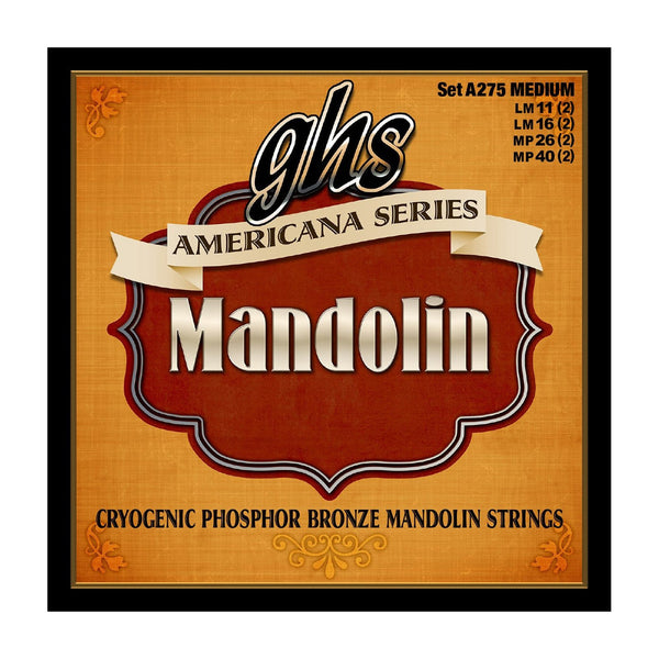 GHS A275 Americana Cryogenic Phosphor Bronze Mandolin Strings