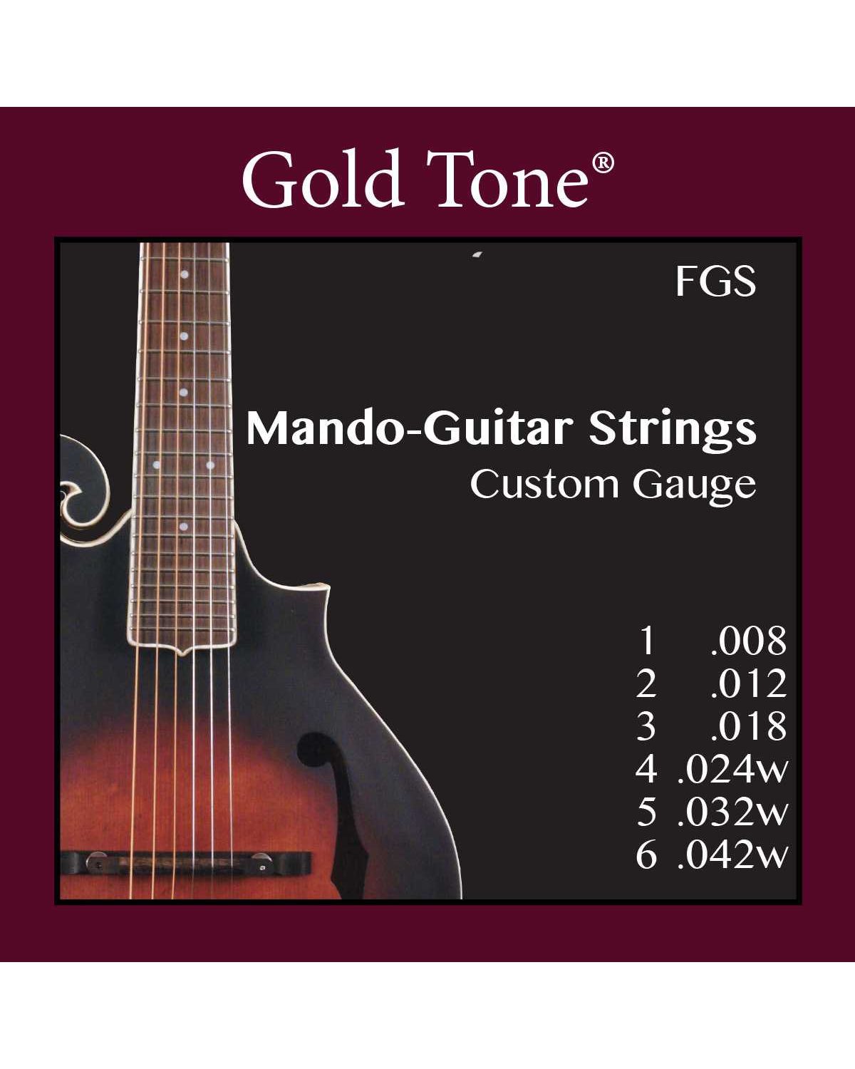 Manditar Instrument Gold Tone FGS Strings, for F-6 & A-6 Manditar – Elderly Instruments