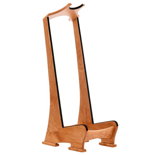 Front and side of Lee Murdock Studio Guitar Stand, Alder