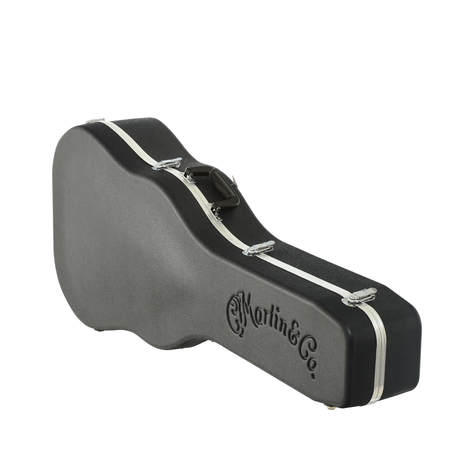 Image 2 of Martin 000 & OM Thermoplastic Guitar Case, Navy/Silver