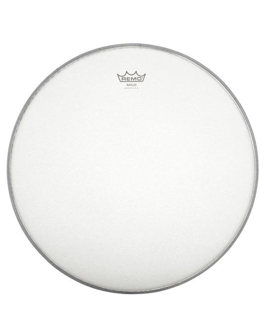 Image 1 of Remo Frosted Top Banjo Head, 11 1/2 Inch Diameter, Medium Crown (7/16 Inch) - SKU# B1108-M-FRT : Product Type Accessories & Parts : Elderly Instruments