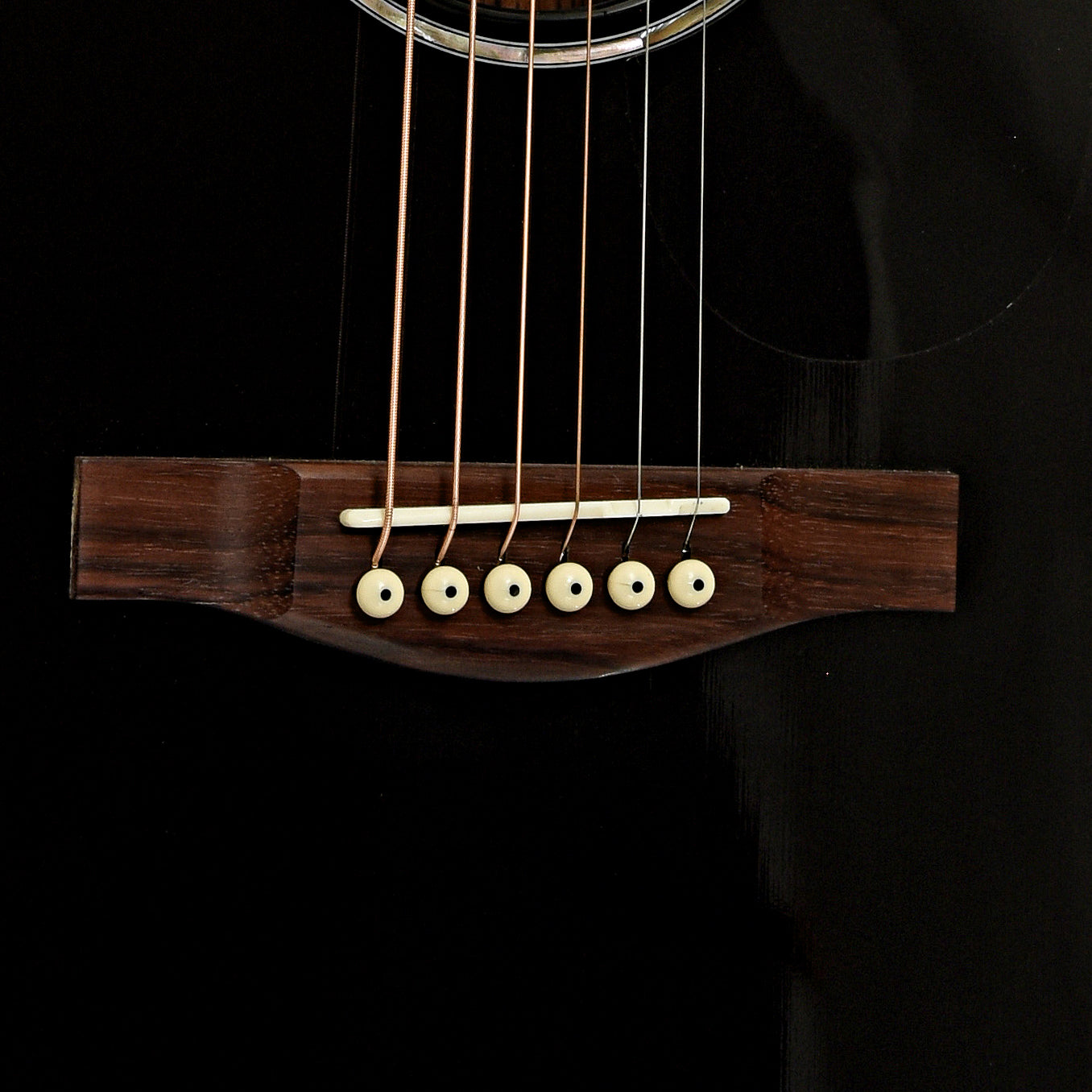 Bridge of Eastman PCH2-TG Acoustic Guitar