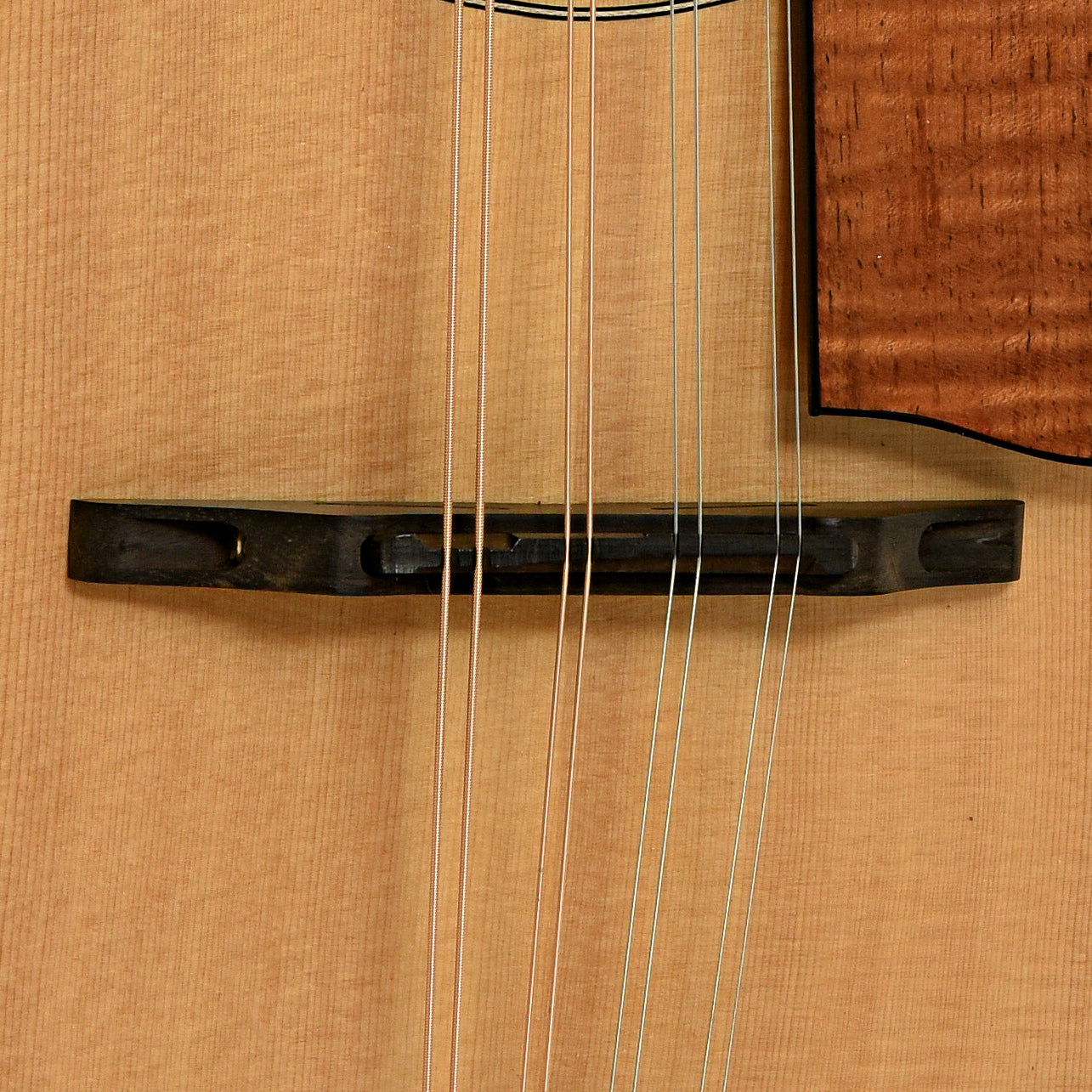 Bridge of Peter Coombe Custom A Mandolin