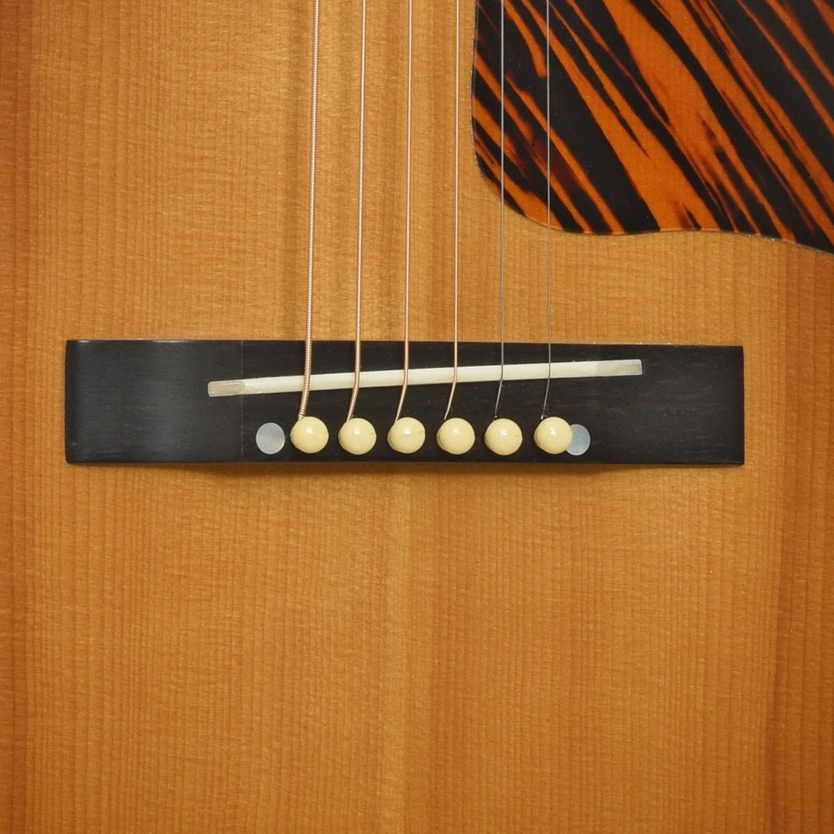 Bridge of Gibson Birdseye Maple Advanced Jumbo Acoustic Guitar  