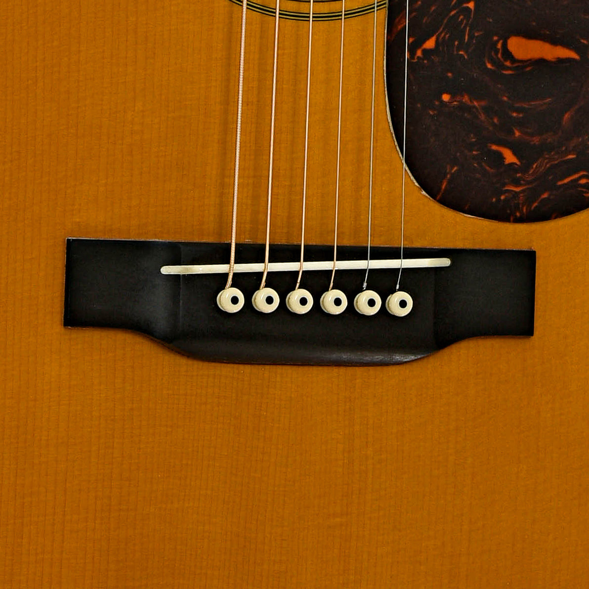 Bridge of Martin Custom 000-28 Acoustic Guitar