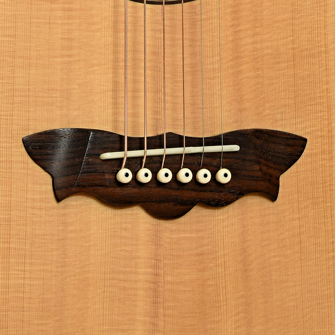 Bridge of Washburn WD32S D-Size Acoustic Guitar