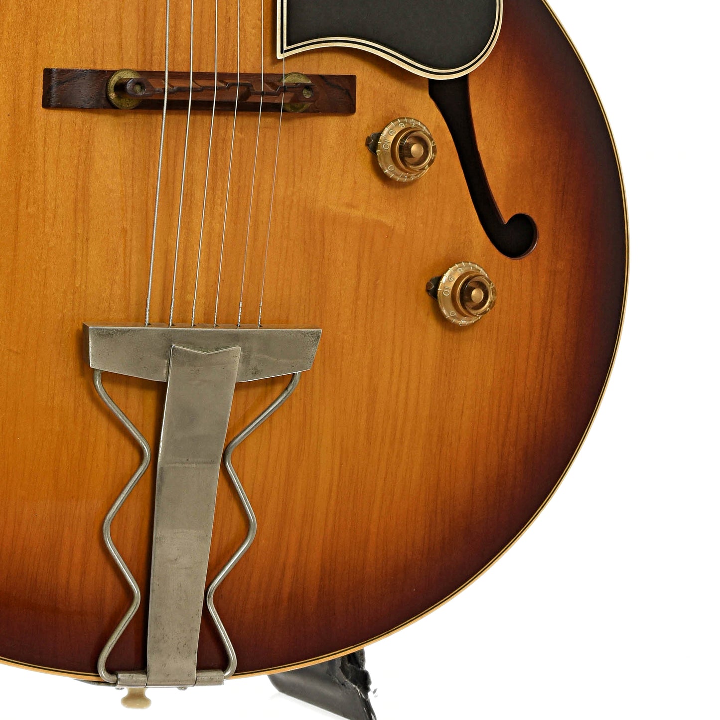 Bridge of Gibson ES-175 Hollowbody Electric Guitar 
