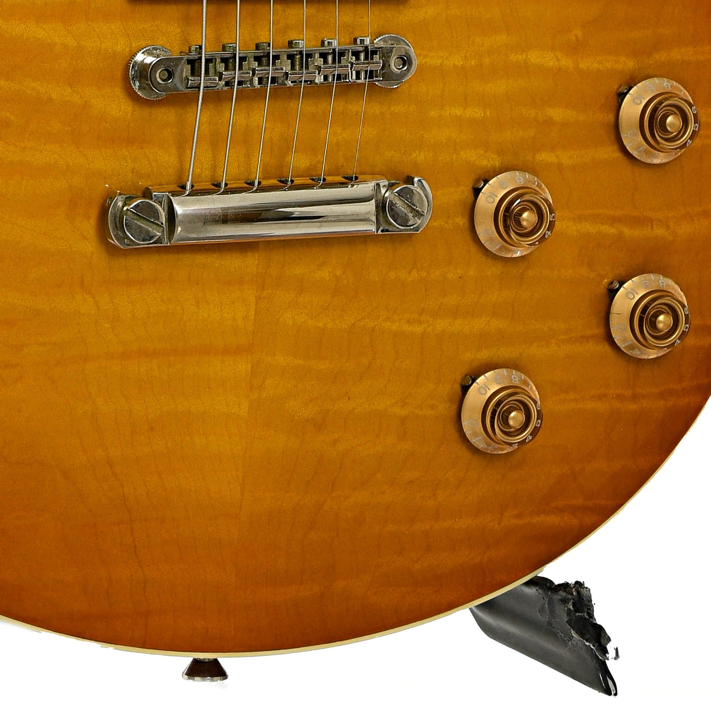 Bridge and controlos of Collings City Limits Electric guitar 