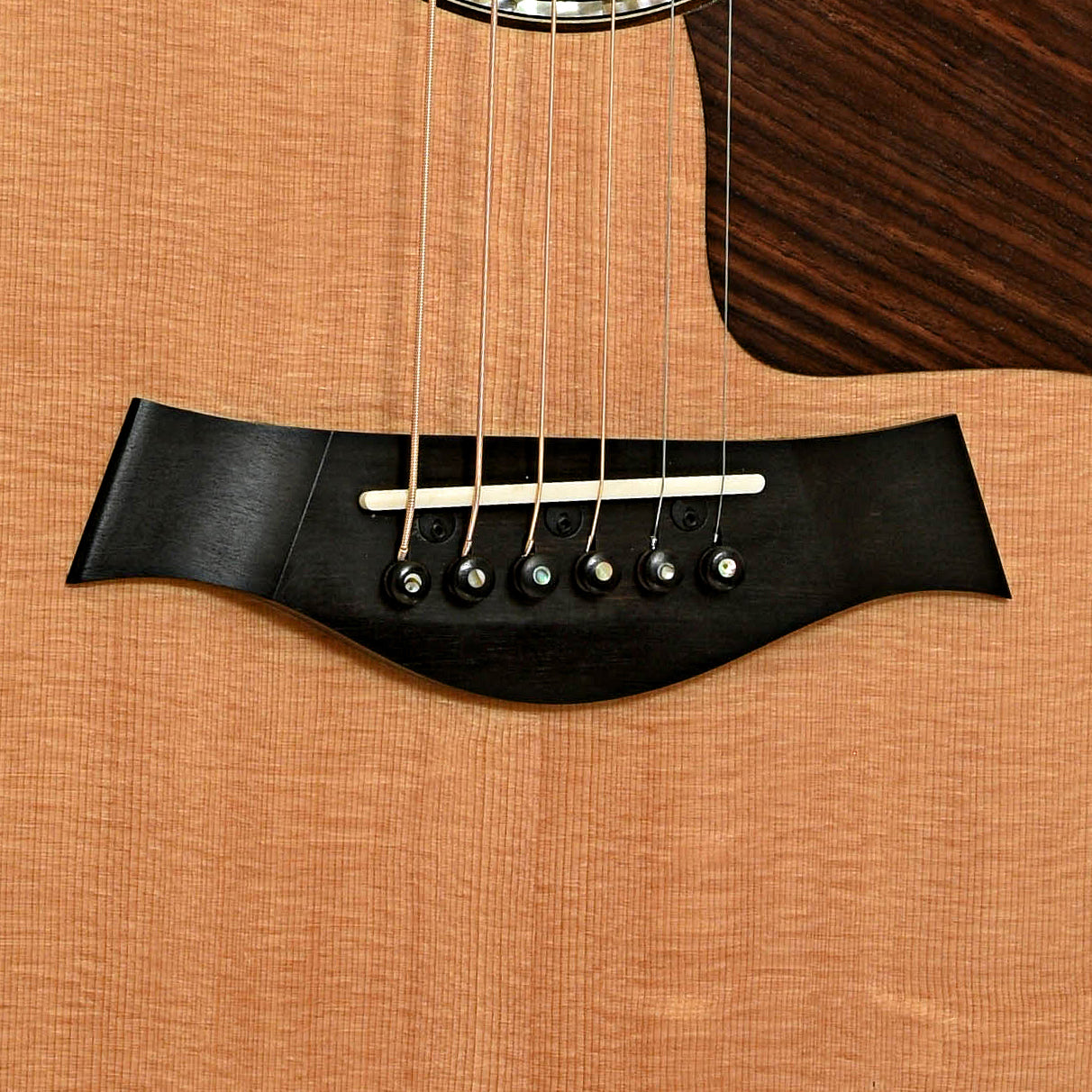 Bridge of Taylor 818e Grand Orchestra Acoustic-Electric Guitar