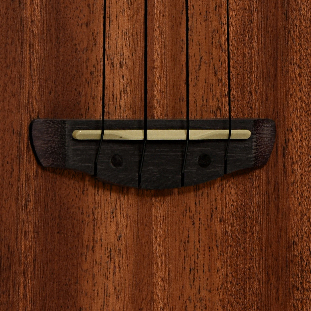 Bridge of Ibanez Concert Ukulele with Bag, Open Pore Natural