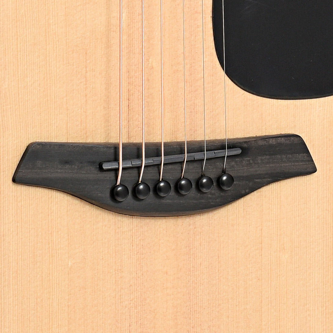 bridge of Furch Violet Deluxe Gc-SM SPE Acoustic Guitar