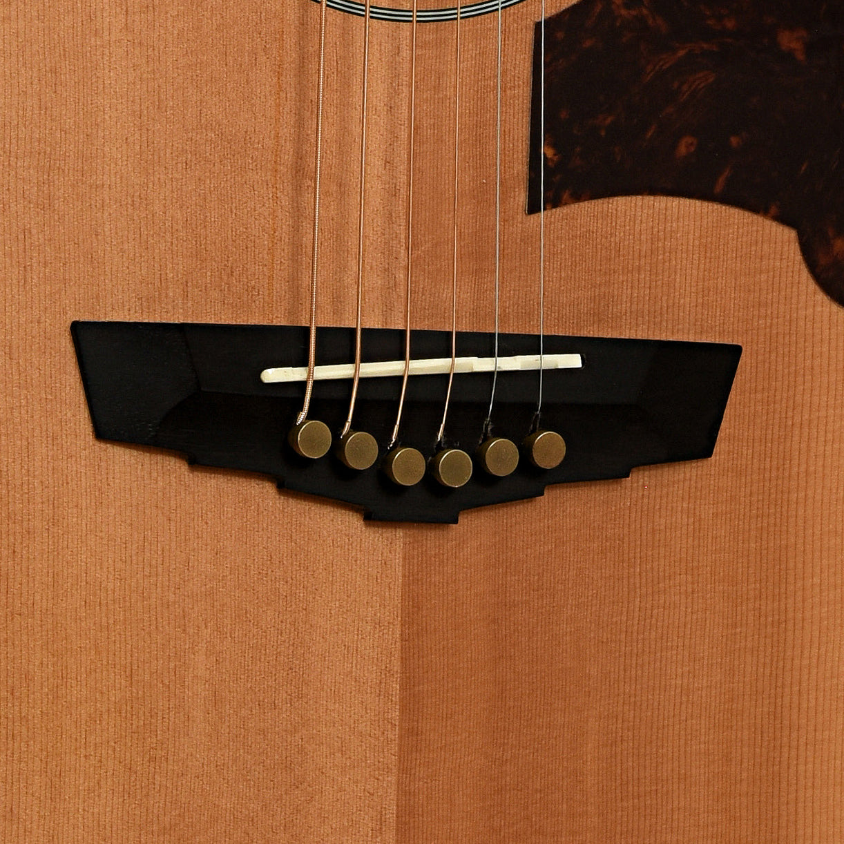 Bridge of D'Angelico Brooklyn DAASD400 Natural Acoustic Guitar