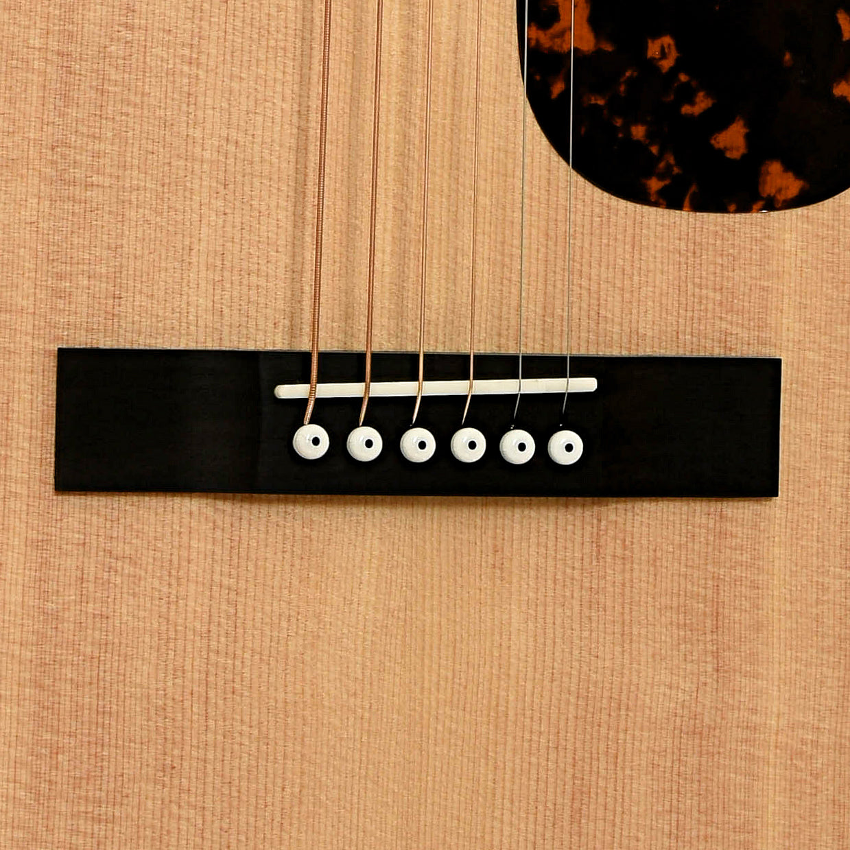 Bridge of Larrivee SD-40R Legacy Series Slope Shoulder Dreadnought Acoustic Guitar