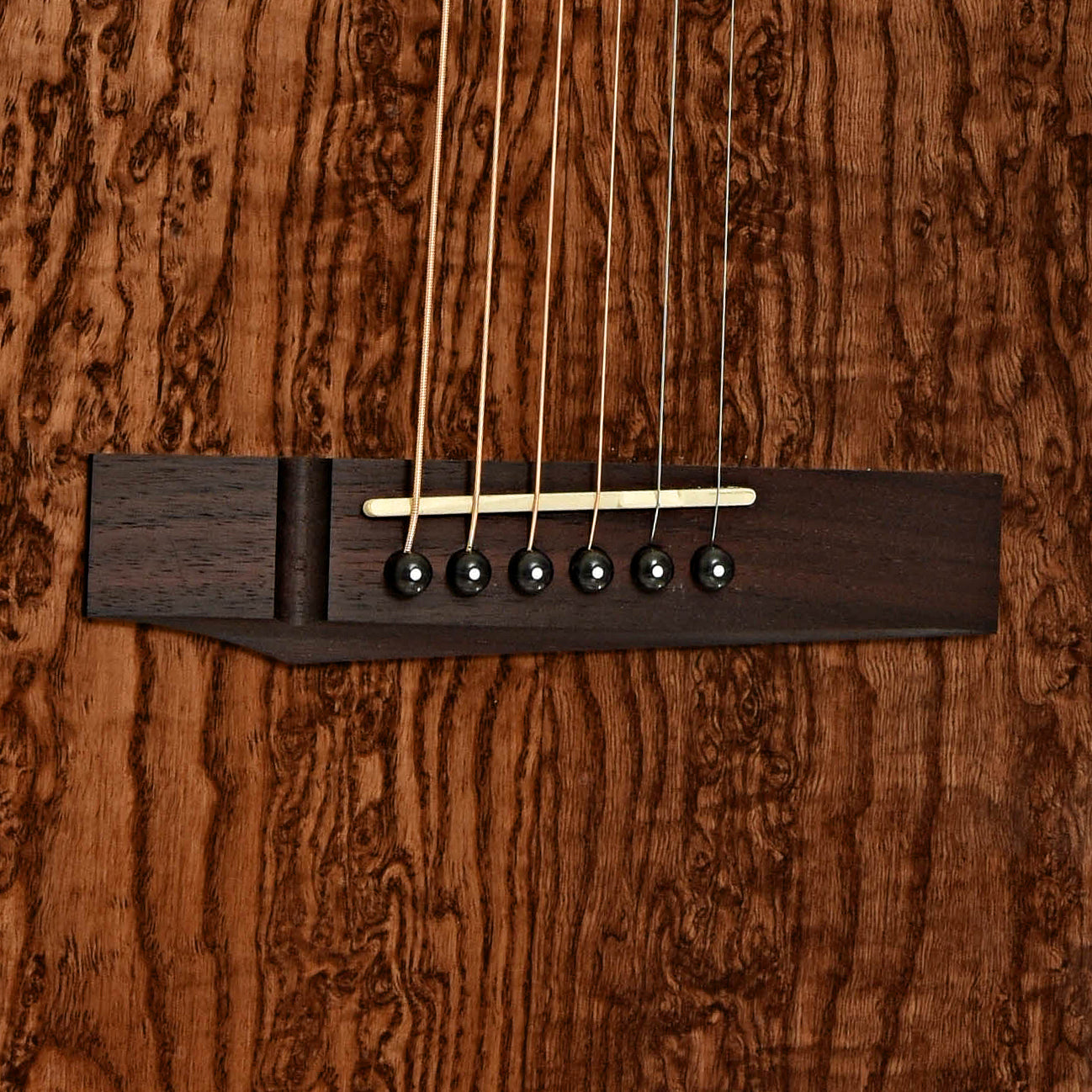 Bridge of Andrew White EOS 2A2 Acoustic-Electric Guitar