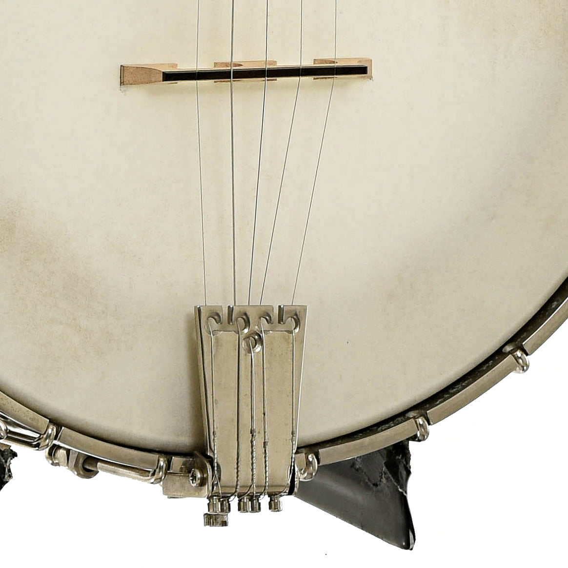Bridge and controls of Bart Reiter Professional Custom Open Back Banjo
