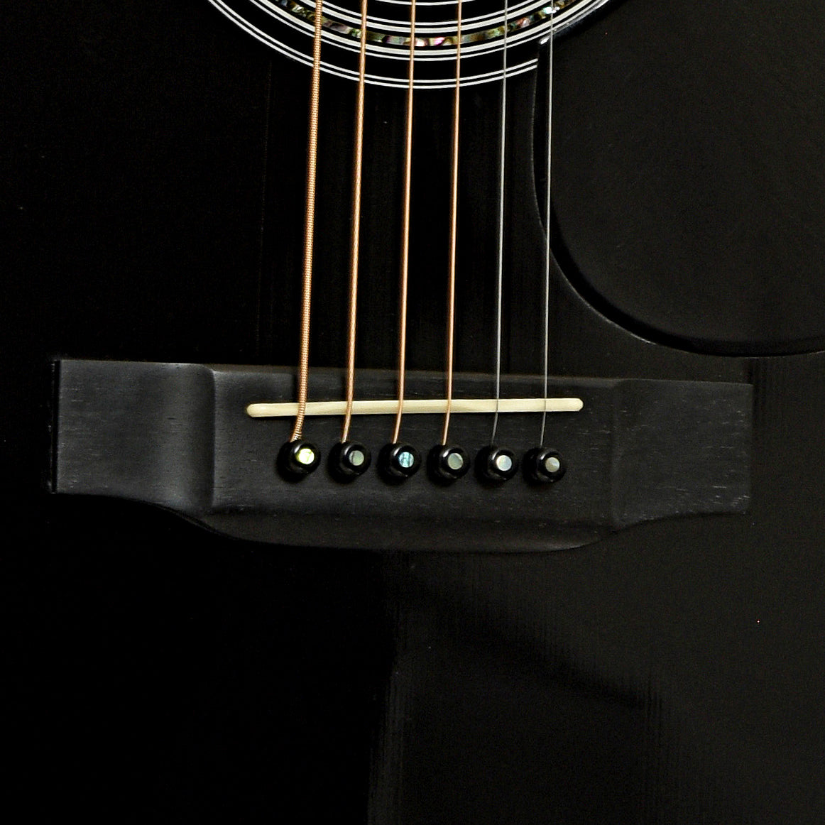 Bridge of Martin D-35JC Johnny Cash Acoustic Guitar