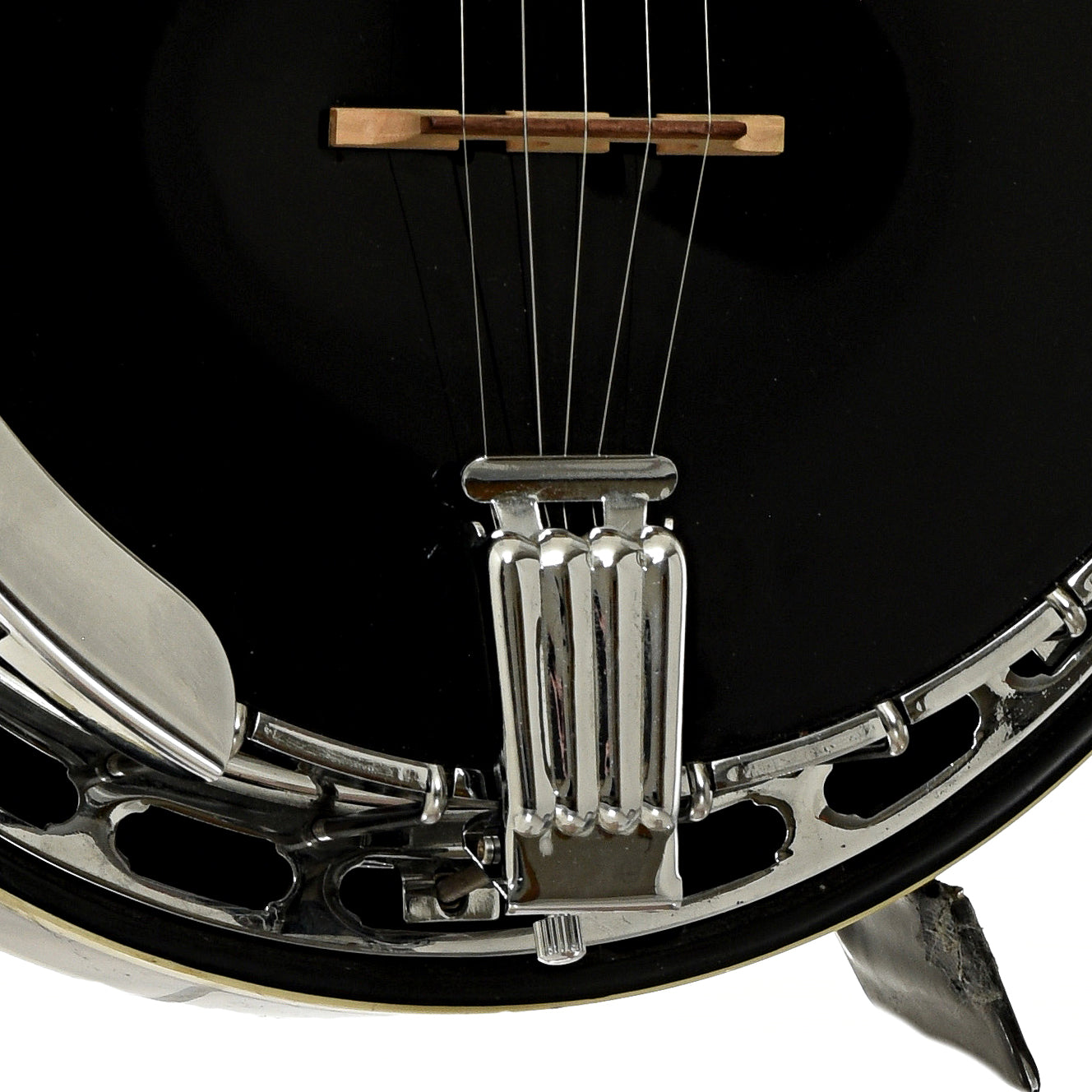 Bridge and controls of Fender FB-58 Resonator Banjo 