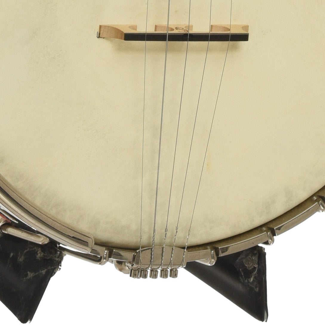 Bridge of Mike Ramsey Tubaphone No.3 Open Back Banjo