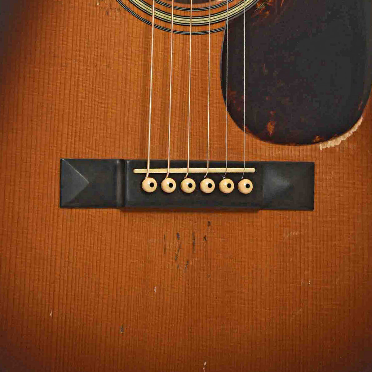 Pre-War Guitars Co. Herringbone 000 12-Fret Acoustic Guitar & Case, Level 2 Shade Top