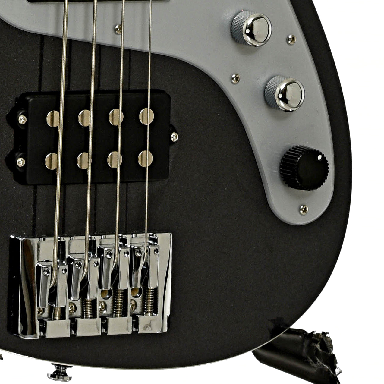 Bridge and controls of Reverend Mercalli 4 Bass 