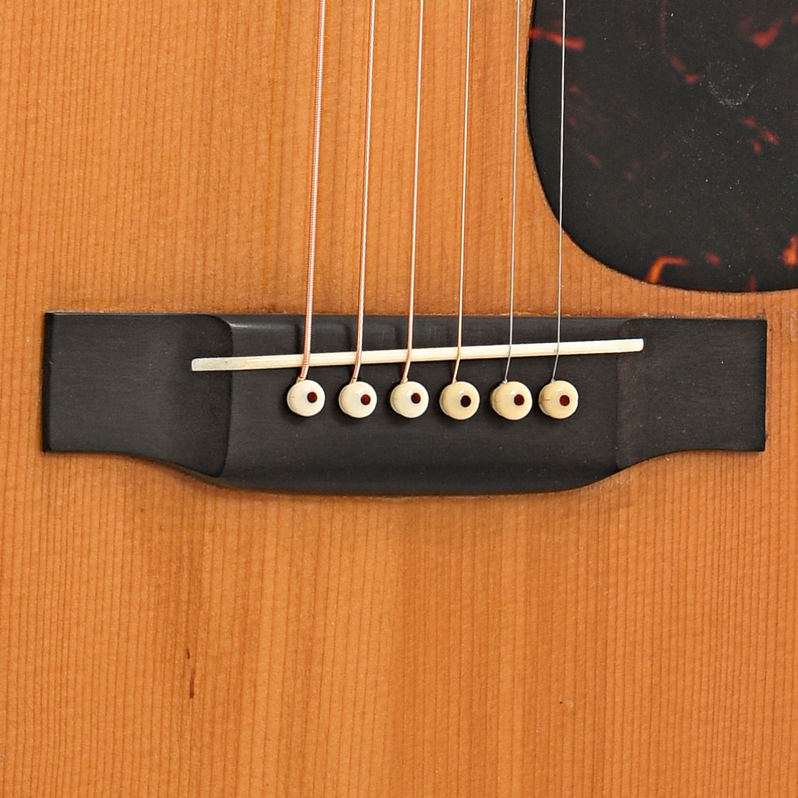 Bridge of Martin D-28 Acoustic Guitar (1963)