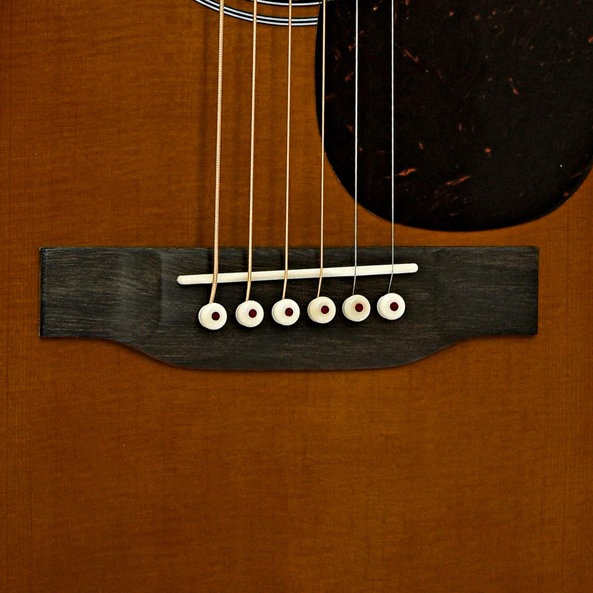 Bridge of Martin OM-28 Ambertone Acoustic Guitar