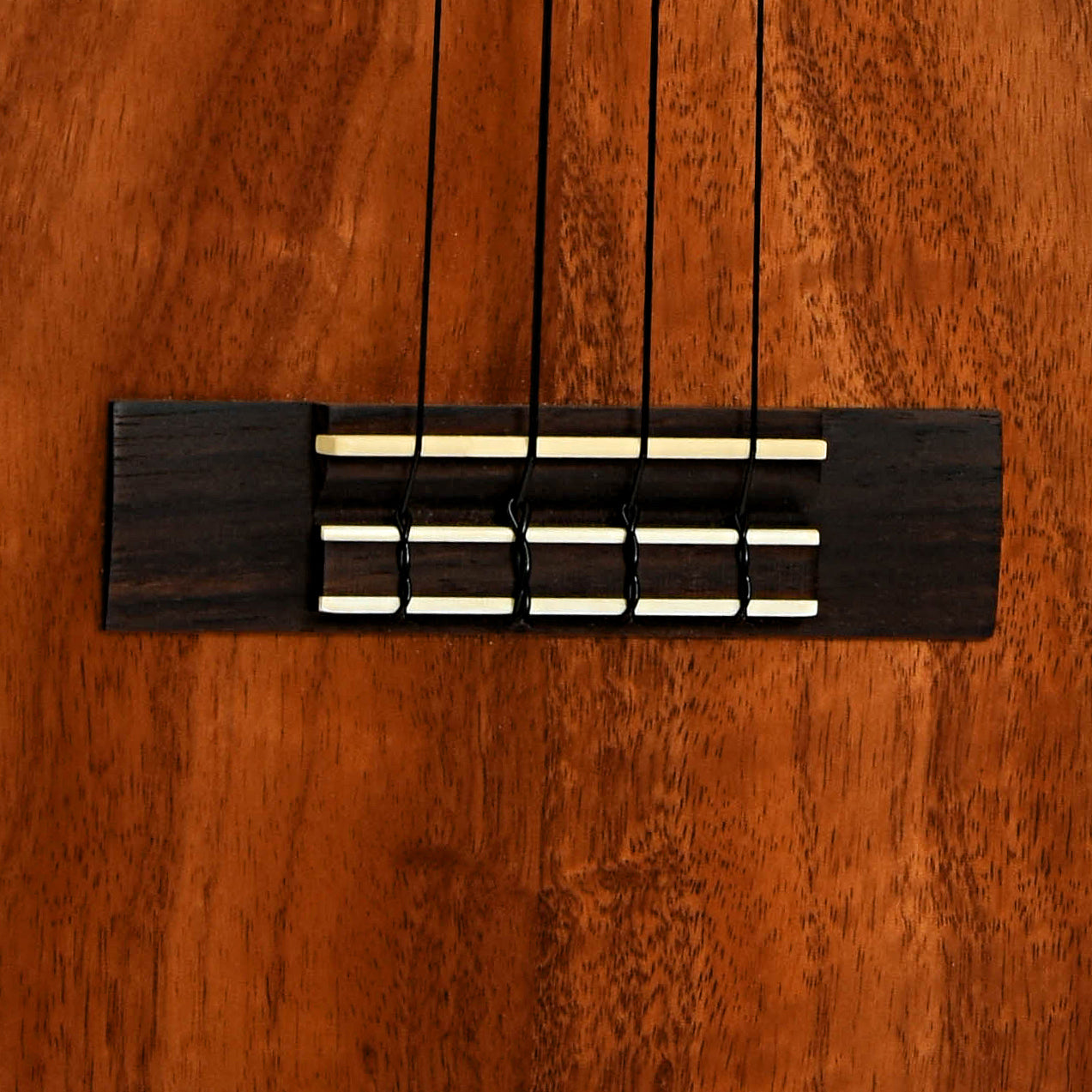 Bridge of Kamaka HF-3 Tenor Ukulele