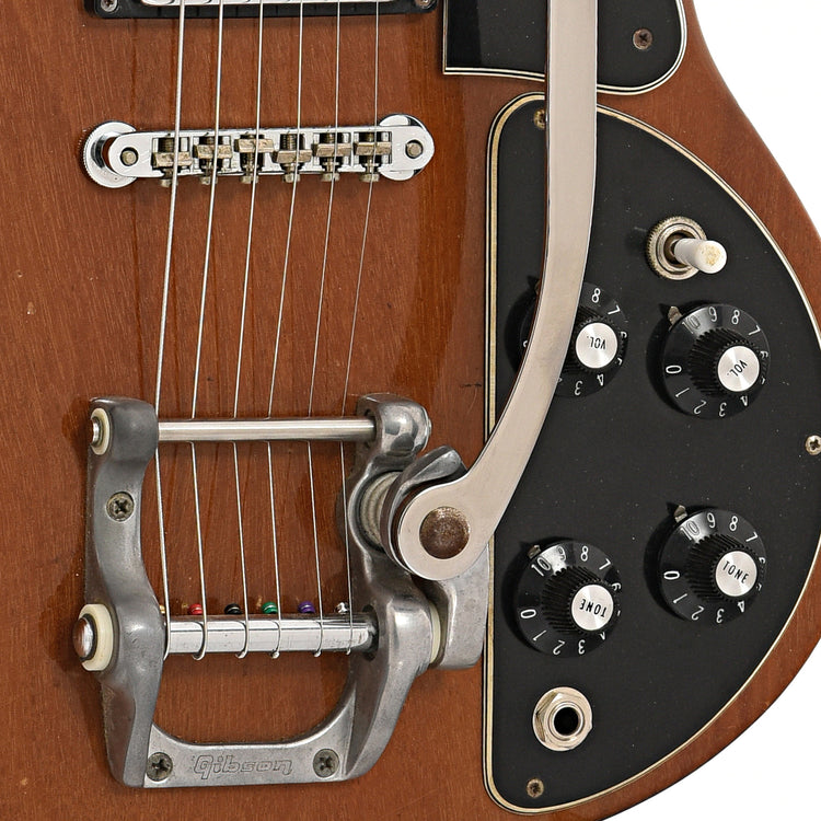 bridge tailpiece and controls of Gibson SG Deluxe