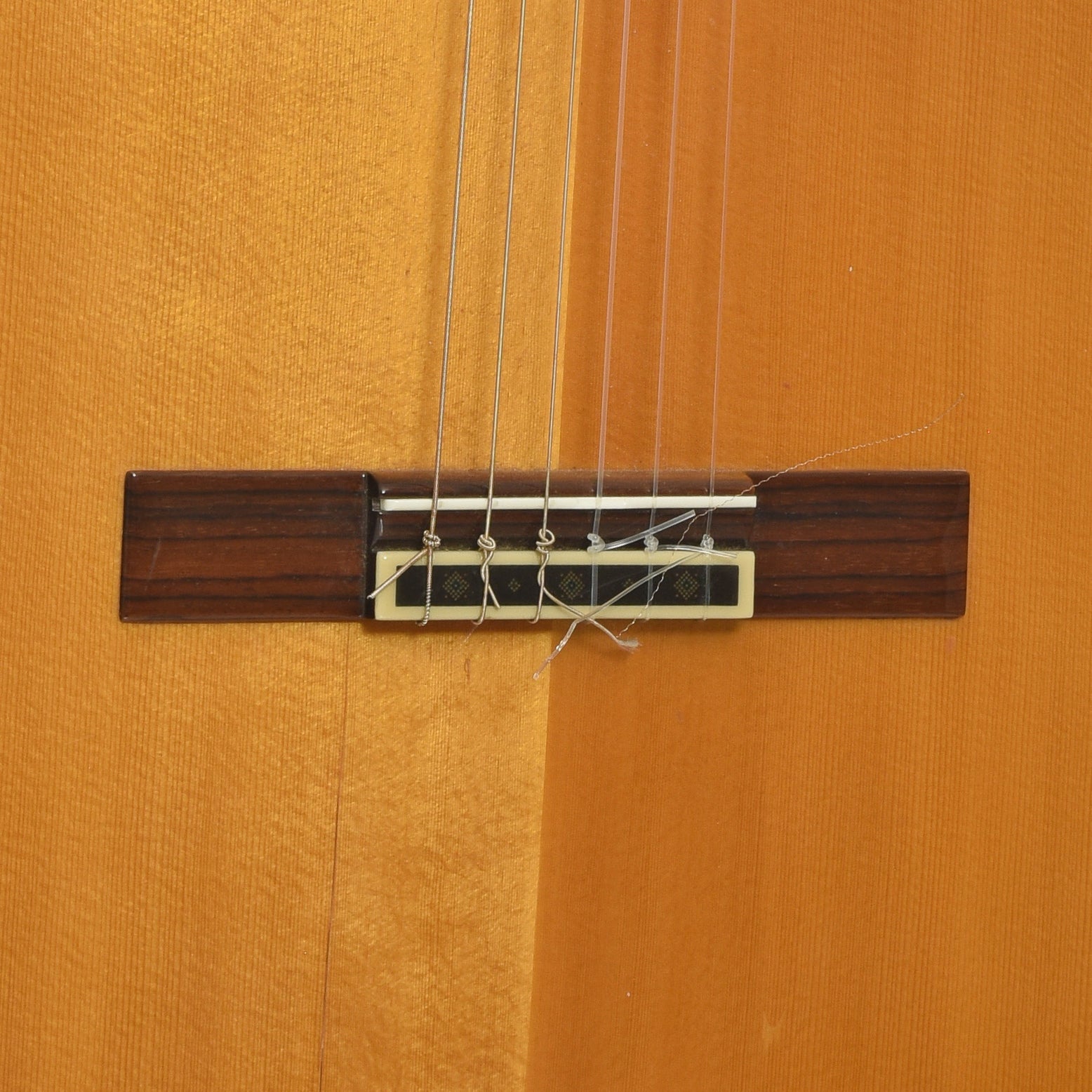 Bridge of Yamaha CG151S Classical Acoustic Guitar