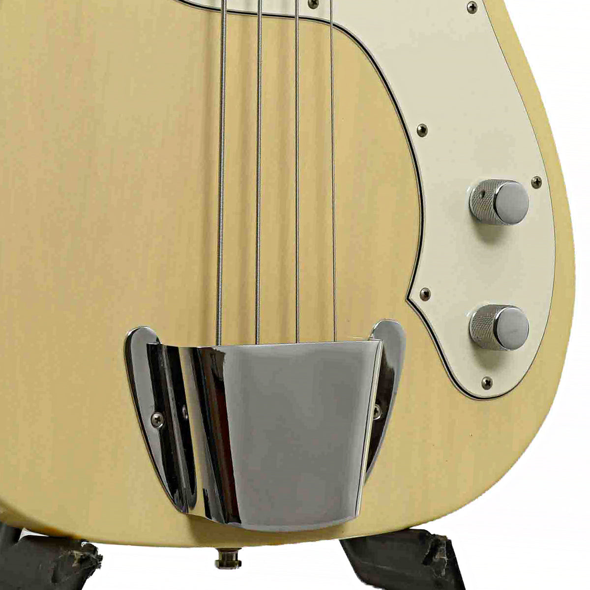 Bridge of Fender Telecaster Electric Bass