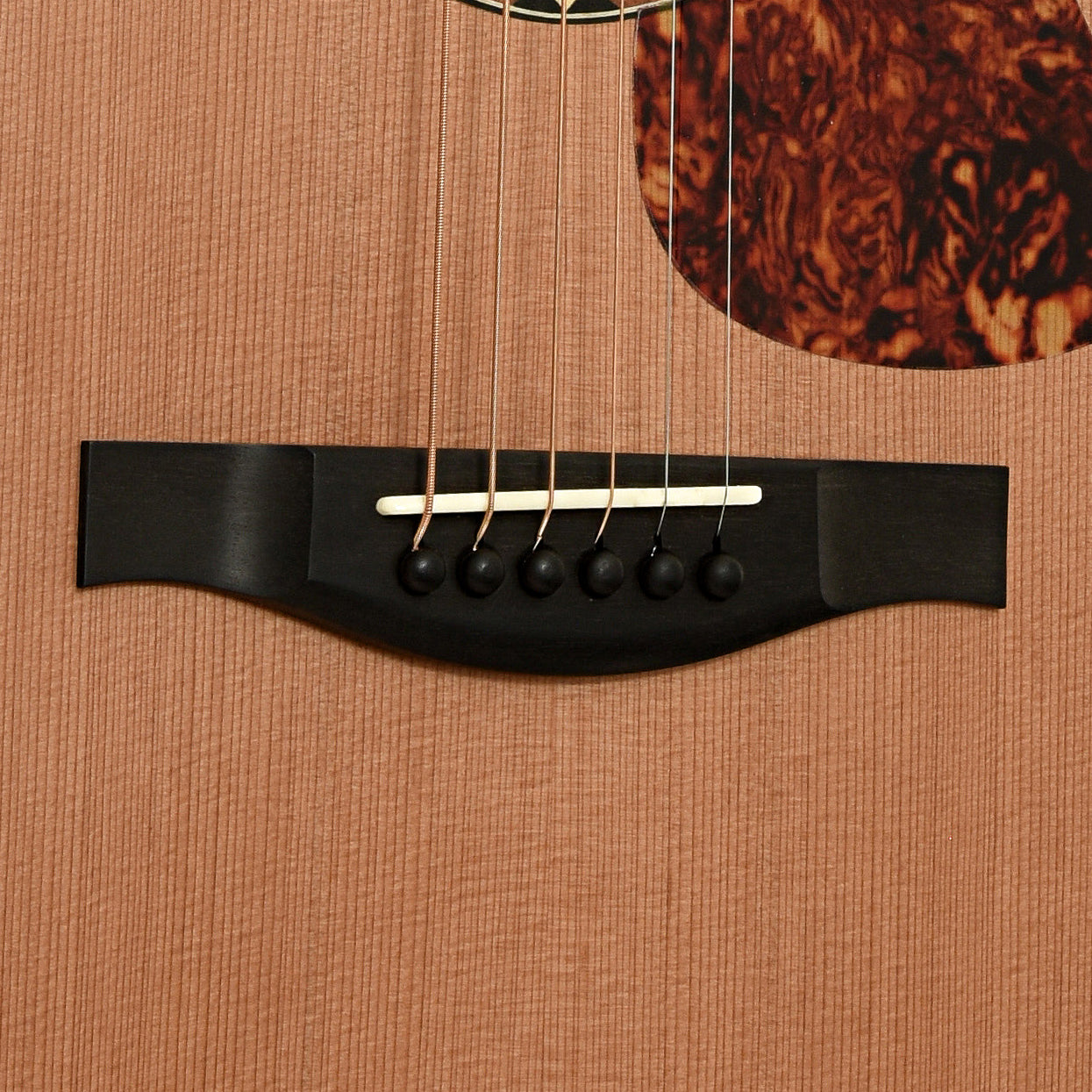 Bridge of Eastman AC122-2CE Acoustic Guitar and Gigbag
