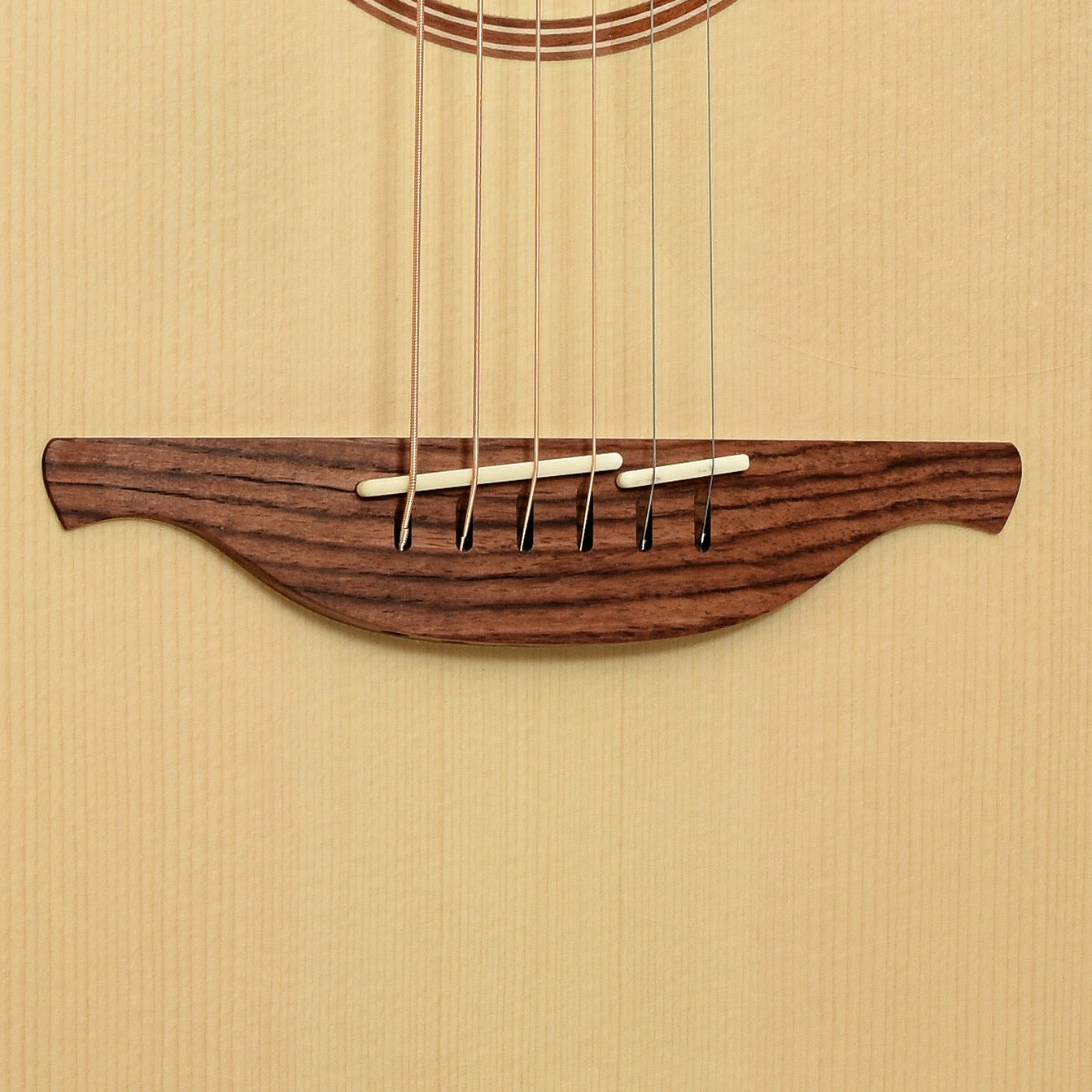 Bridge of Lowden O-32 Plus Acoustic Guitar