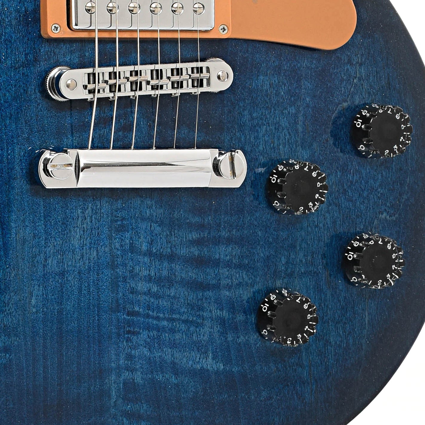 tailpiece, Bridge, and controls of Gibson Les Paul Studio