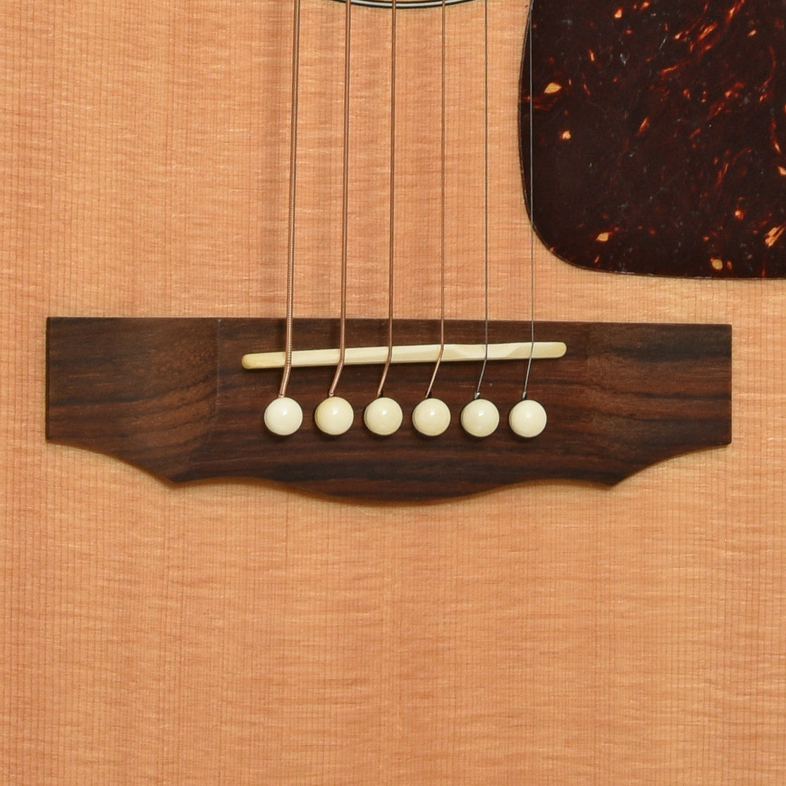 Bridge of Guild D-40 Standard Acoustic Guitar