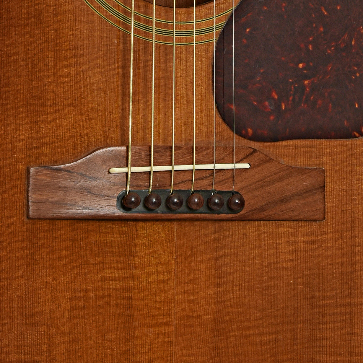 Bridge of Gibson J-45 Acoustic Guitar 