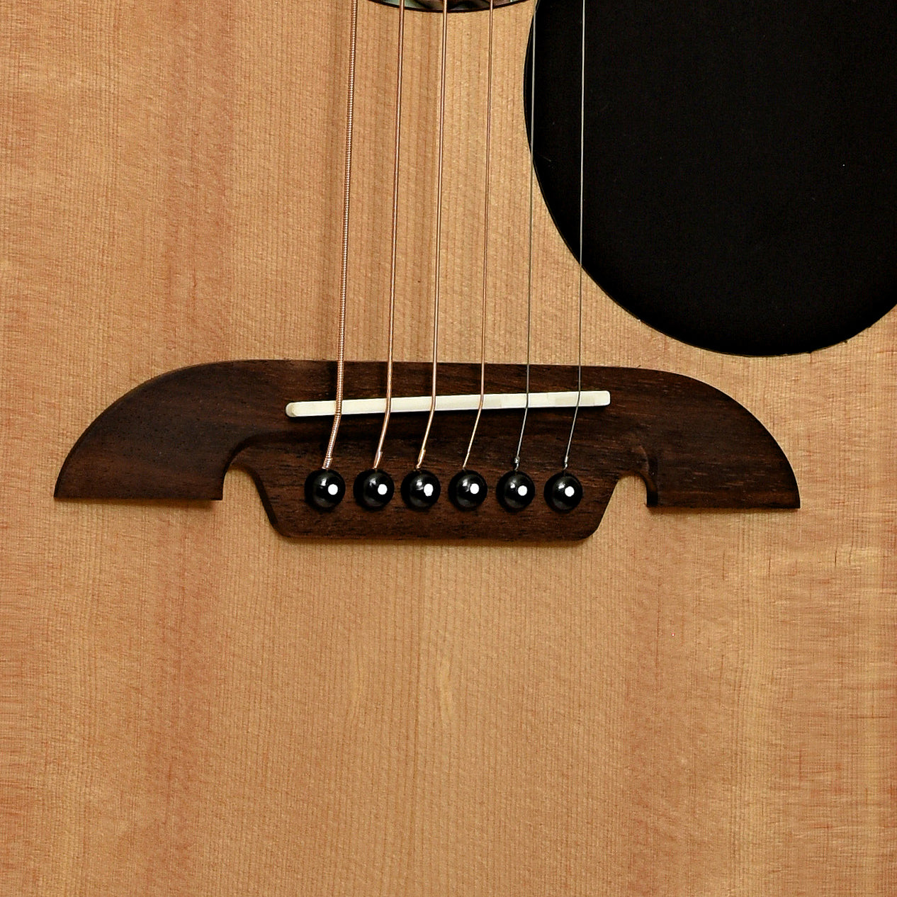 Bridge of Alvarez Artist Series AD30CE Dreadnought Acoustic-Electric Guitar