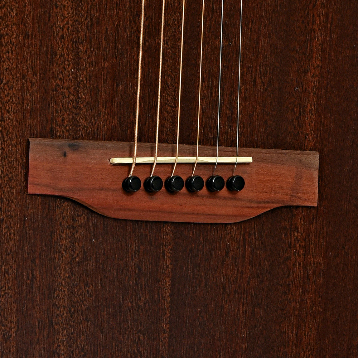 Bridge of Martin SC-10E Modern Sapele Guitar 
