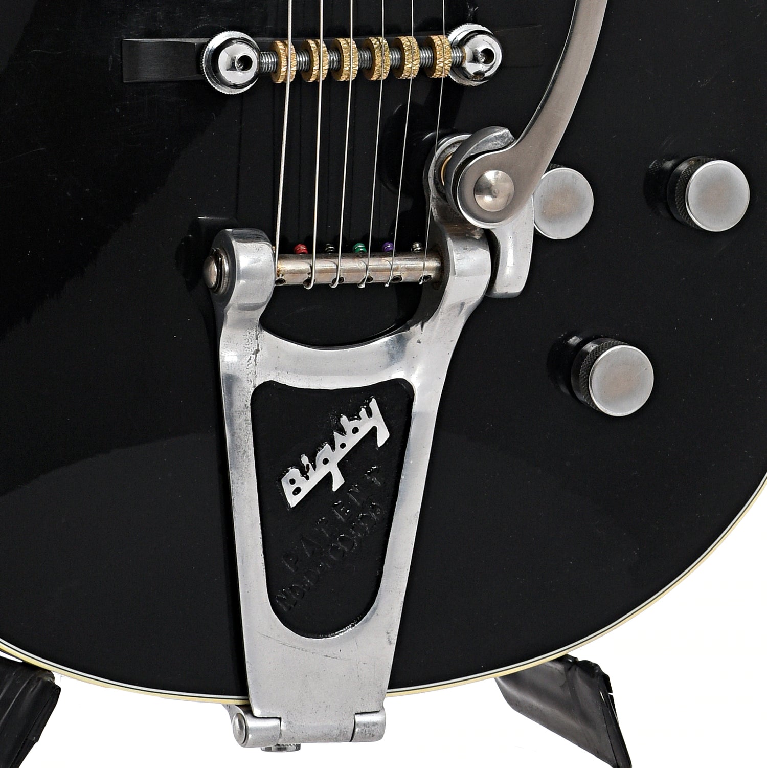 Bigsby and rolling Bridge of Gretsch 6128 Duo Jet