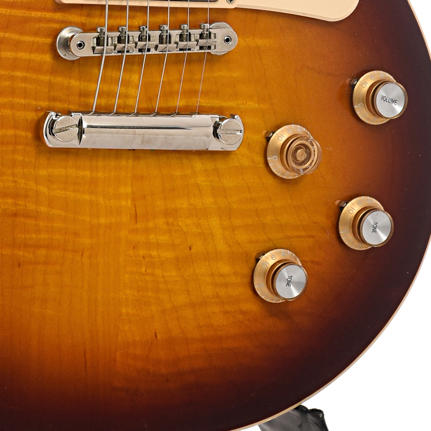 Bridge and controls for Gibson Les Paul Standard '60s Iced Tea