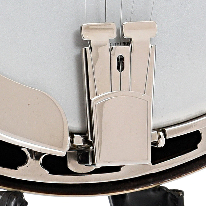 tailpiece of Prucha Walnut Parts banjo (c.2016)